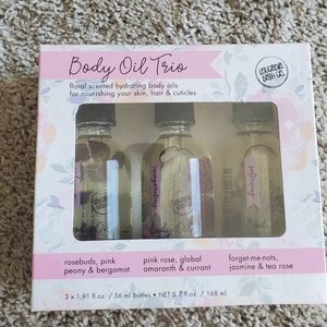 Leucadia Bath Co Body Oil Trio Gift Set.